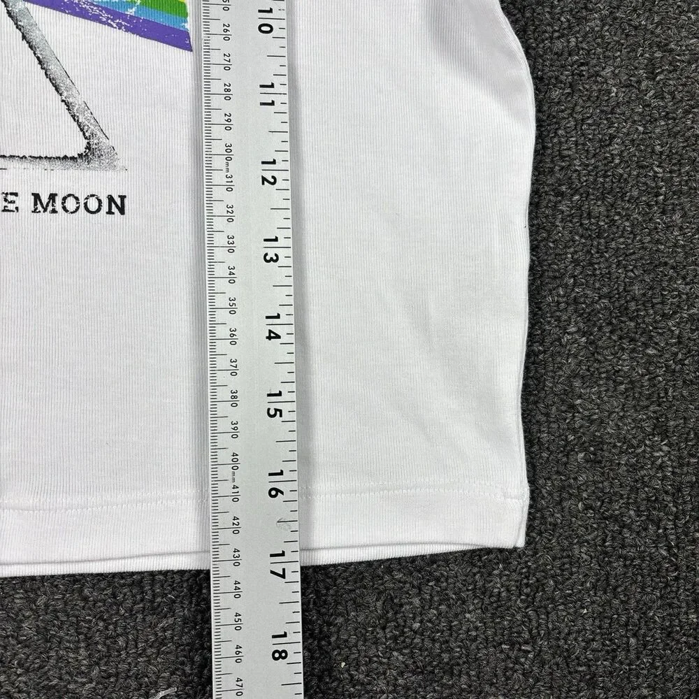 NEW Pink Floyd Shirt Womens Short Sleeve The Dark Side Moon Crop Size Medium - Picture 5 of 5